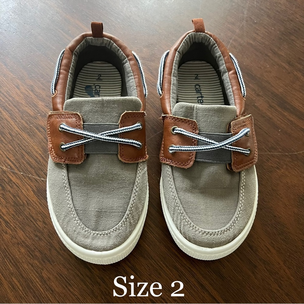 Boys size 2 shoe lot